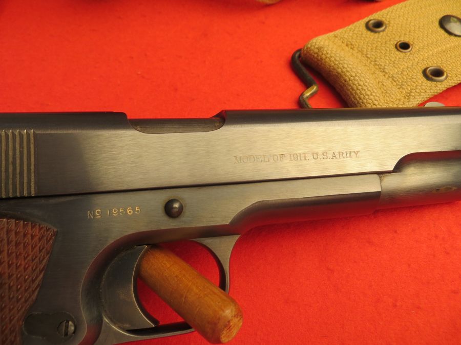 Colt 1911, five digit made in 1913, excellent .45 ACP - Picture 6