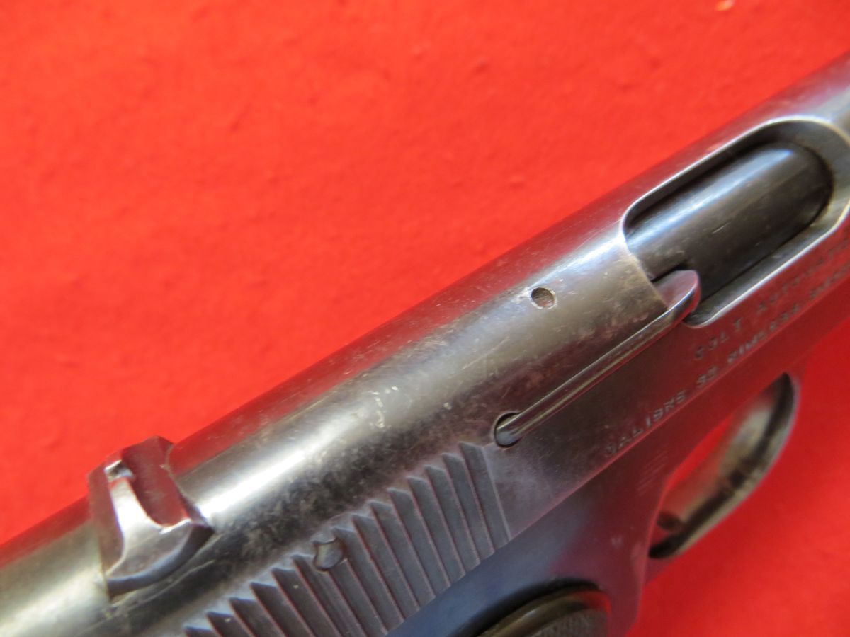  - Colt model 1903 hammerless Pocket auto - Picture 10