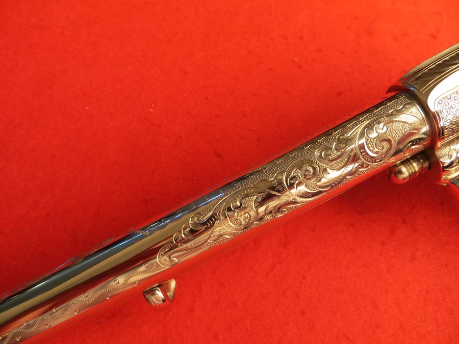 Colt SAA Factory Engraved, Turnbull Refurb. to new .44-40 Win. - Picture 4
