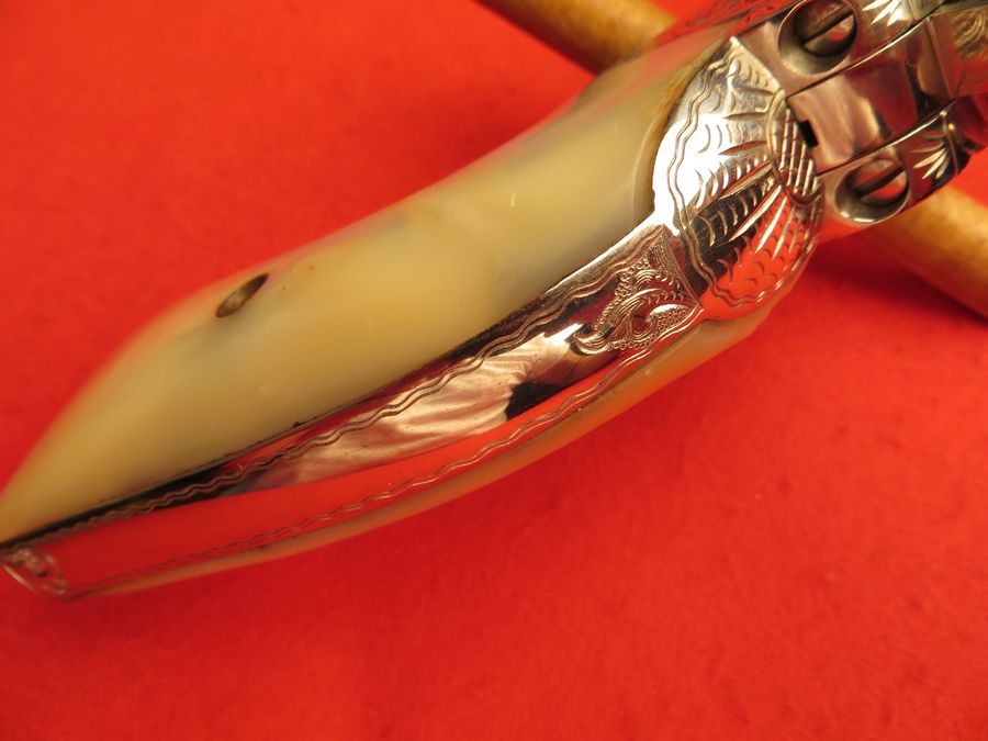 Colt SAA Factory Engraved, Turnbull Refurb. to new .44-40 Win. - Picture 5