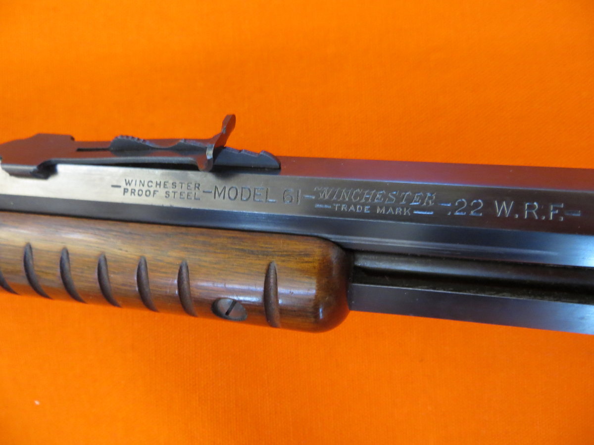 Winchester Model 61 Octagon Barrel, Four Digit 1934 .22 WRF - Picture 7