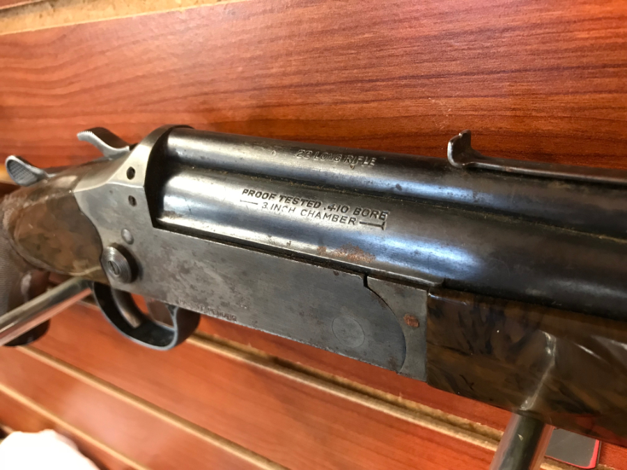 J. Stevens Arms Co. Stevens .22-.410 Over Under With Broken Butt Stock ...