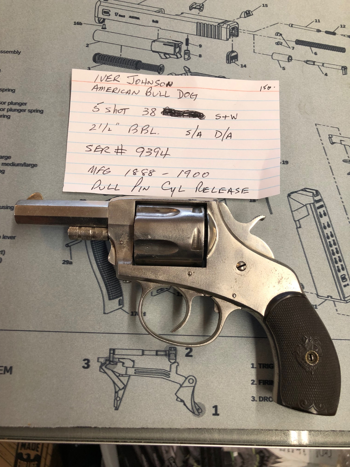 Iver Johnson American Bulldog .38 S&W For Sale At GunAuction.com - 17170061