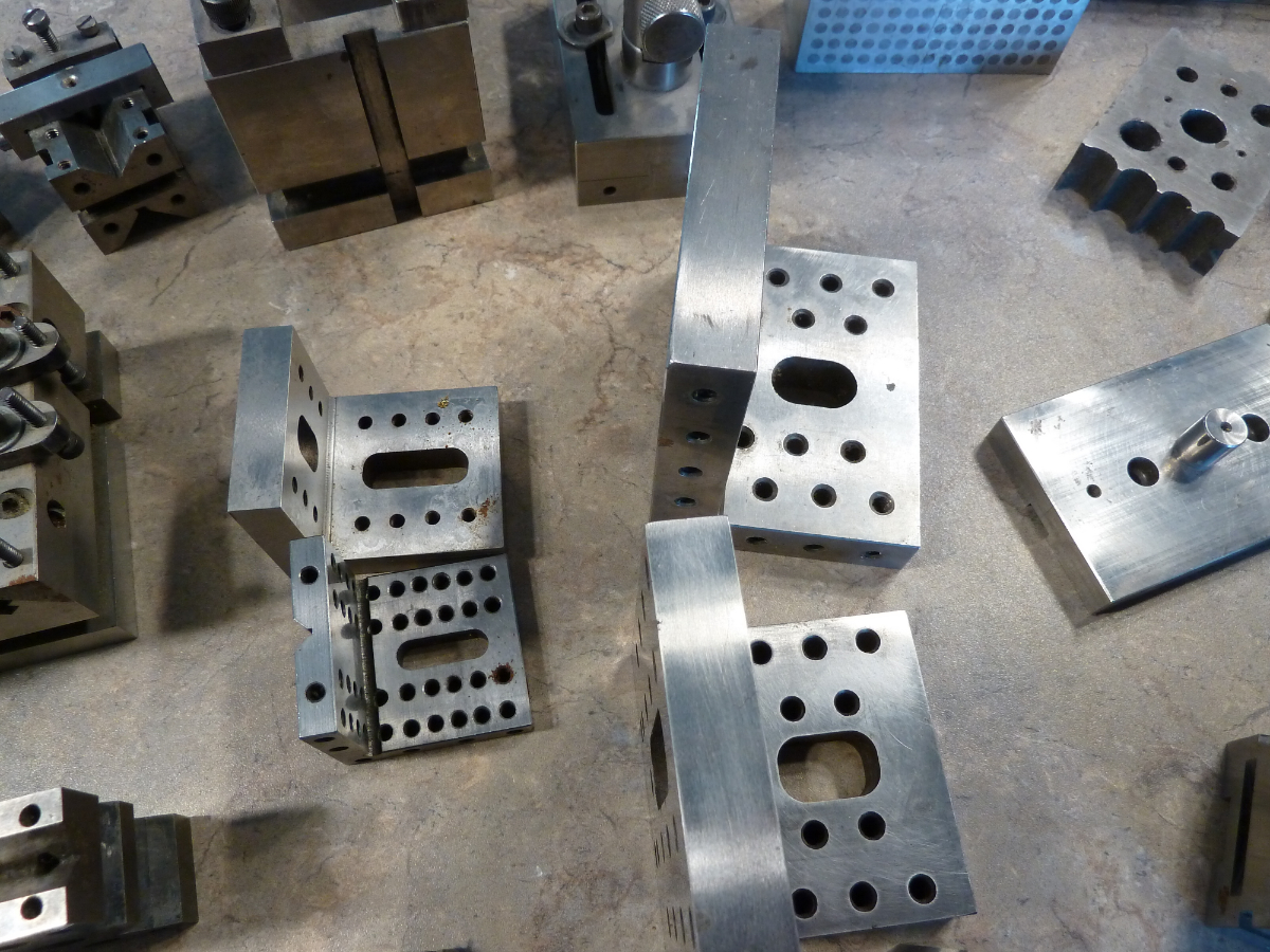 Made In Usa Machinist / Toolmaker Tools. Fixtures, Fasteners, Jigs And Vice, Lots Of Them For
