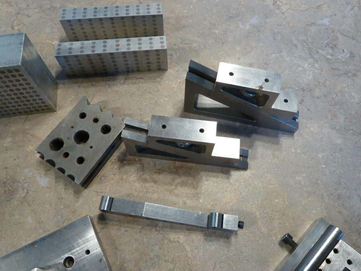 Made In Usa Machinist / Toolmaker Tools. Fixtures, Fasteners, Jigs And Vice, Lots Of Them For