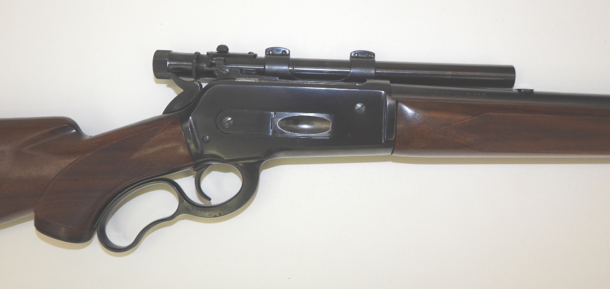 Winchester Model 71 .348 Win Deluxe with scope and ammo .348 Win. - Picture 1