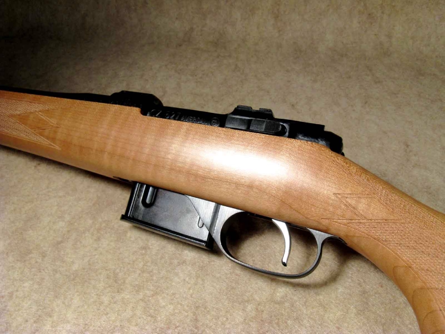 Cz 527 American 204 Ruger Maple Stock With Rings For Sale at GunAuction ...