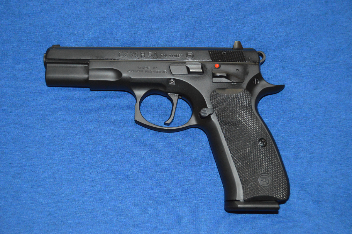 Cz Model 75 B Sa 9mm 9mm Luger For Sale at GunAuction.com - 14901220