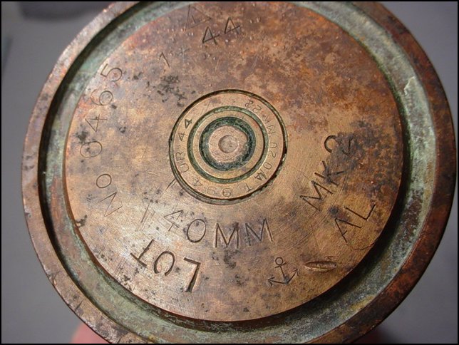 W W Ii 40 Mm Brass Shell Casing - Navy For Sale at GunAuction.com - 7236319