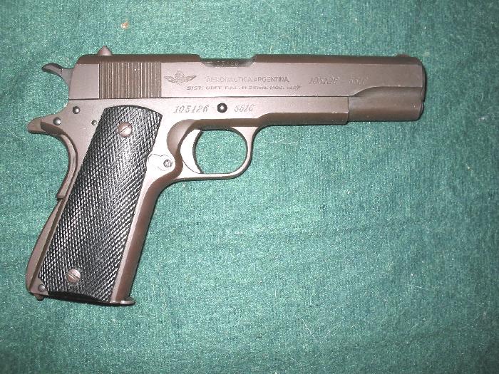 Argentine Argentine Air Force -- Colt Sistema 1927 .45 ACP