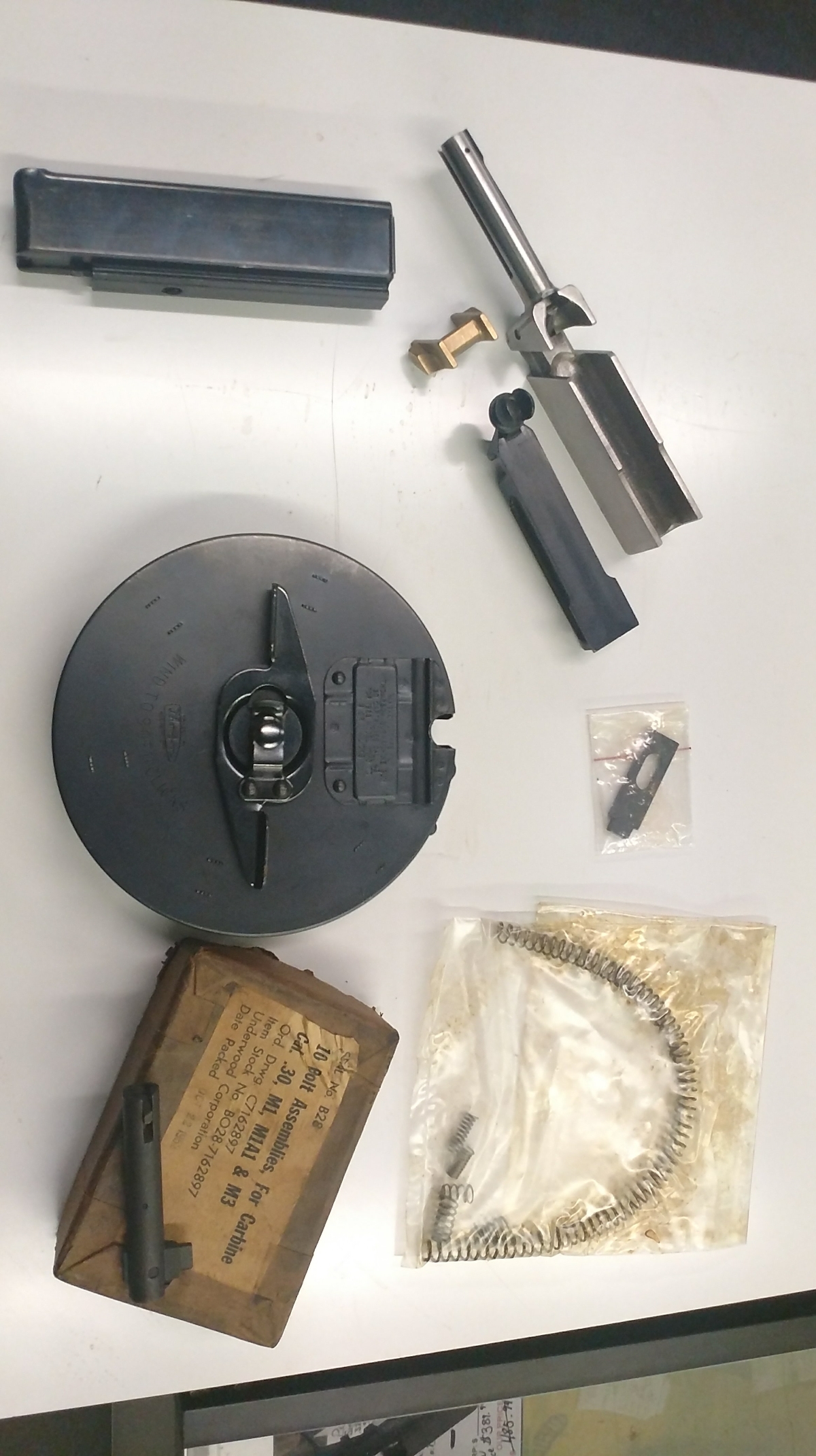 Genuine Thompson Tommy Gun Drum Magazine For 1928 Auto Ordnance For