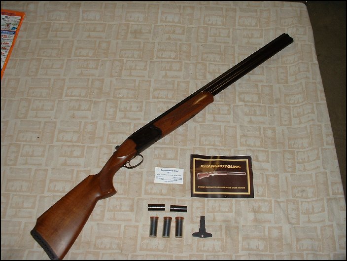 Century Arms Khan Turkish Over Under Shotgun 12 Guage Like New