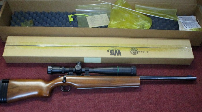 Kimber 82g (Government) Target Rifle With Rings,Level And Target Scope ...