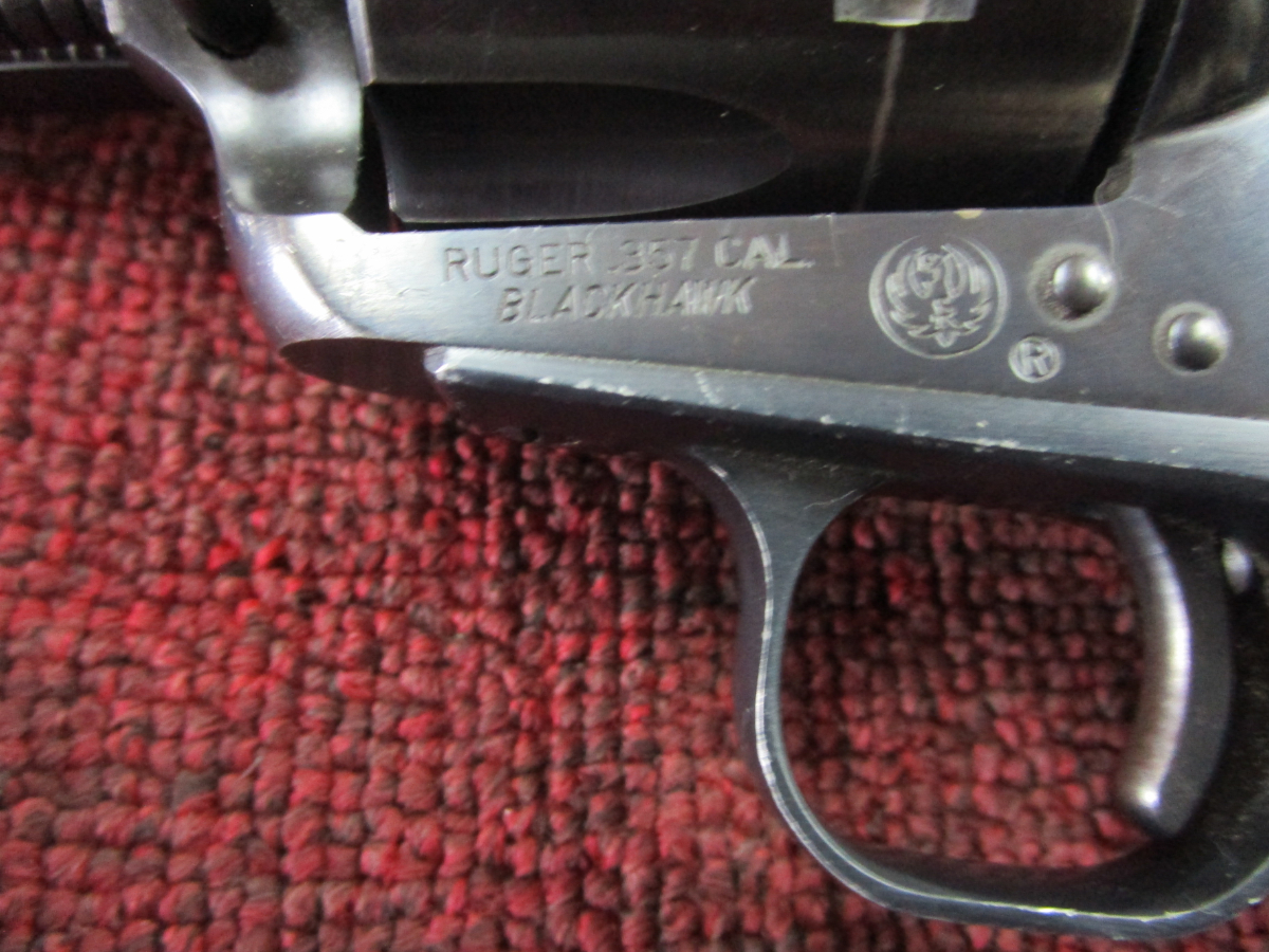 Ruger BLACK HAWK,UNMODIFIED 6.5 IN BARREL BLUE 6-SHOT .357 Magnum - Picture 4