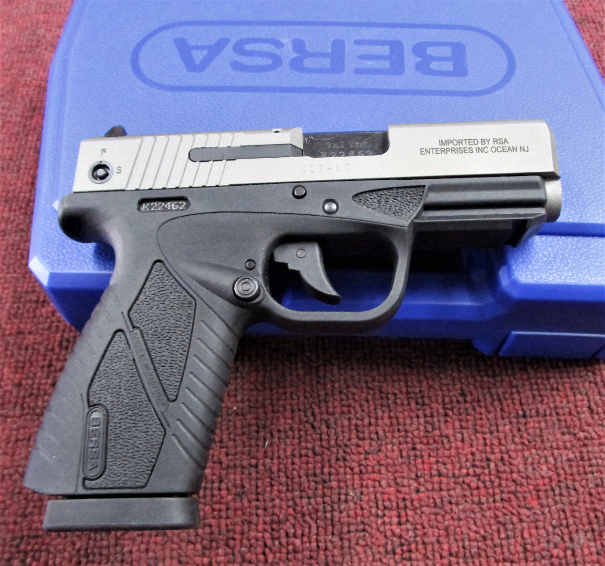 Bersa Bp9cc 9mm 81 Slimmer Than Glock Easily Concealable Lot`s Of Firepower 9mm Luger For Sale 5032