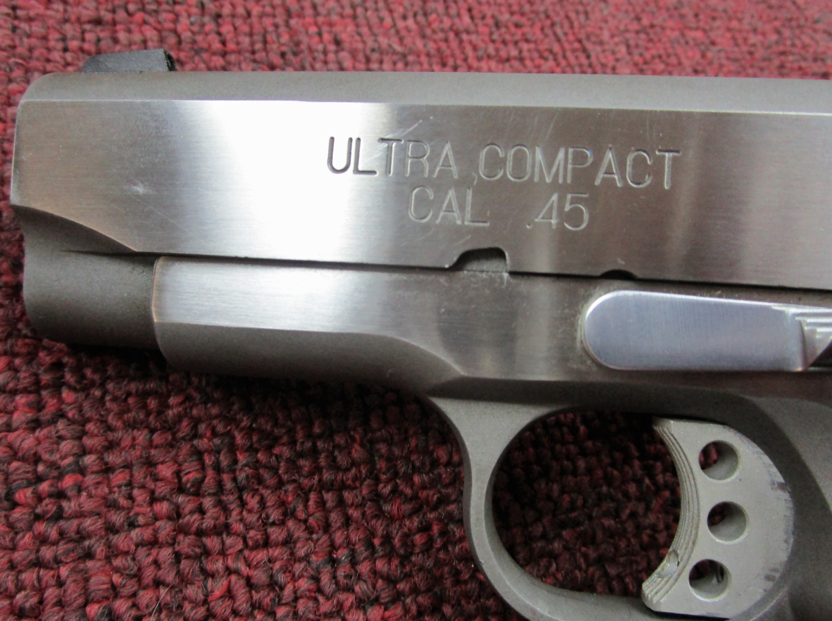Springfield Armory STAINLESS STEEL ULTRA CUSTOM LOADED ULTRA COMPACT NIGHT SIGHTS .45 ACP - Picture 4
