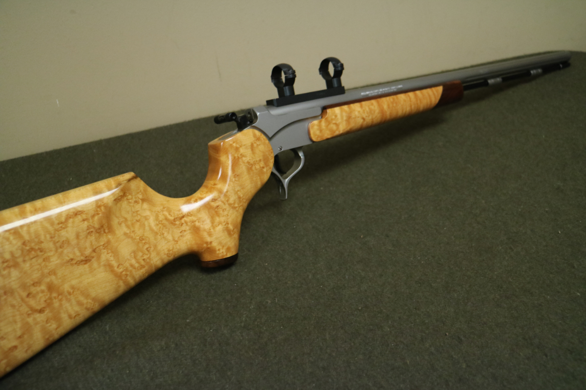 Thompson Center Encore Pro Hunter Custom Birdseye Maple Stock For