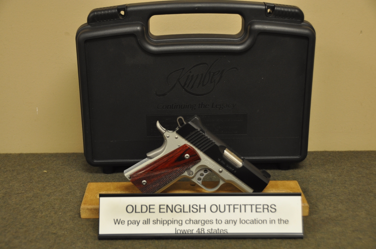 Kimber Ultra Carry Ii Two Tone 9mn W/ Original Case. Serial Kuf21520