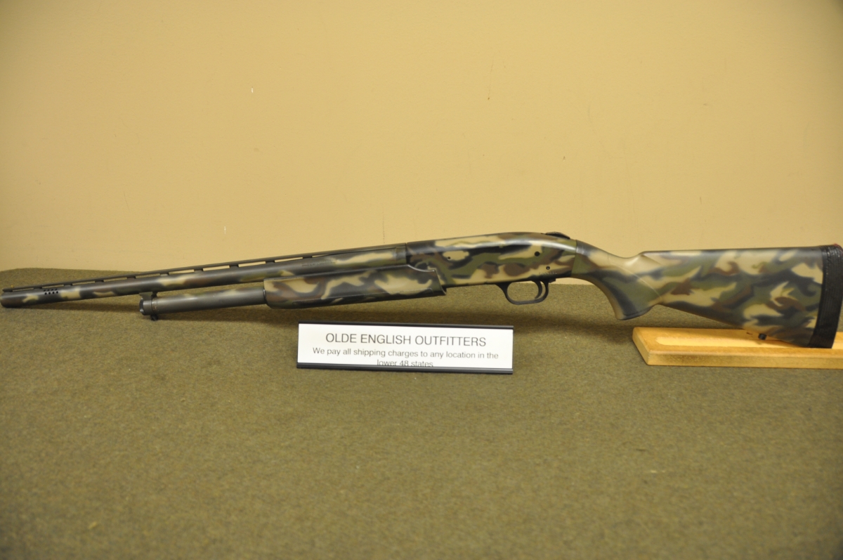 Mossberg 500a 12ga Camo W 3 Chamber 24 Barrel Serial P944331 12 Ga For Sale At Gunauction Com 15094070