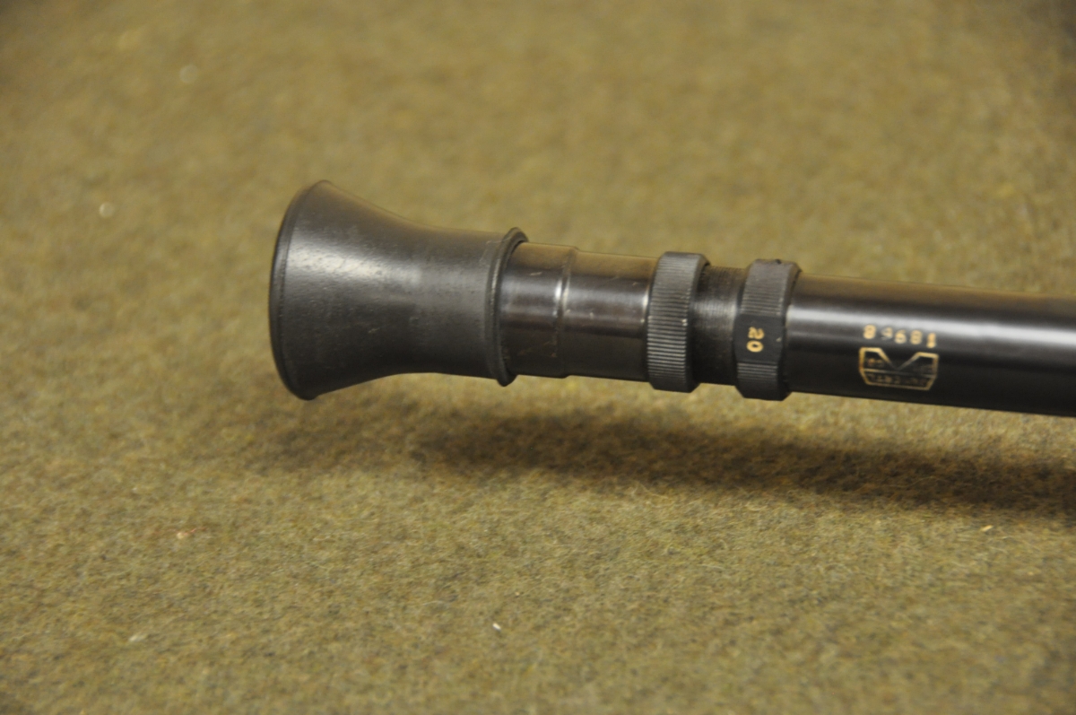 J unertl 20x target scope w adjustable scope mounts serial 18968 for