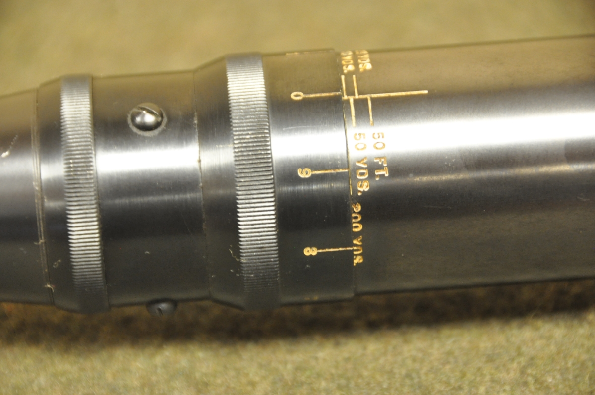 J Unertl 20x Target Scope W/ Adjustable Scope Mounts. Serial 18968 For