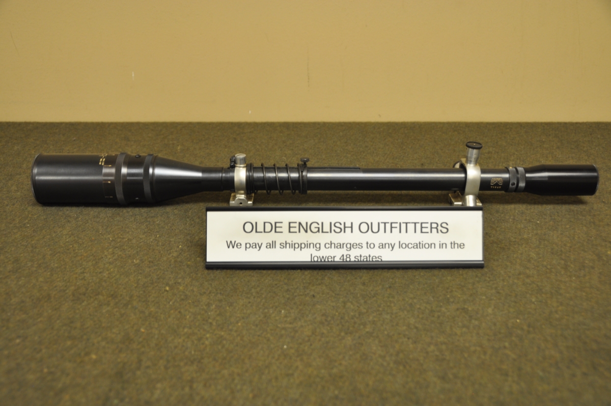 J unertl 15x target scope w adjustable rings and scope caps serial