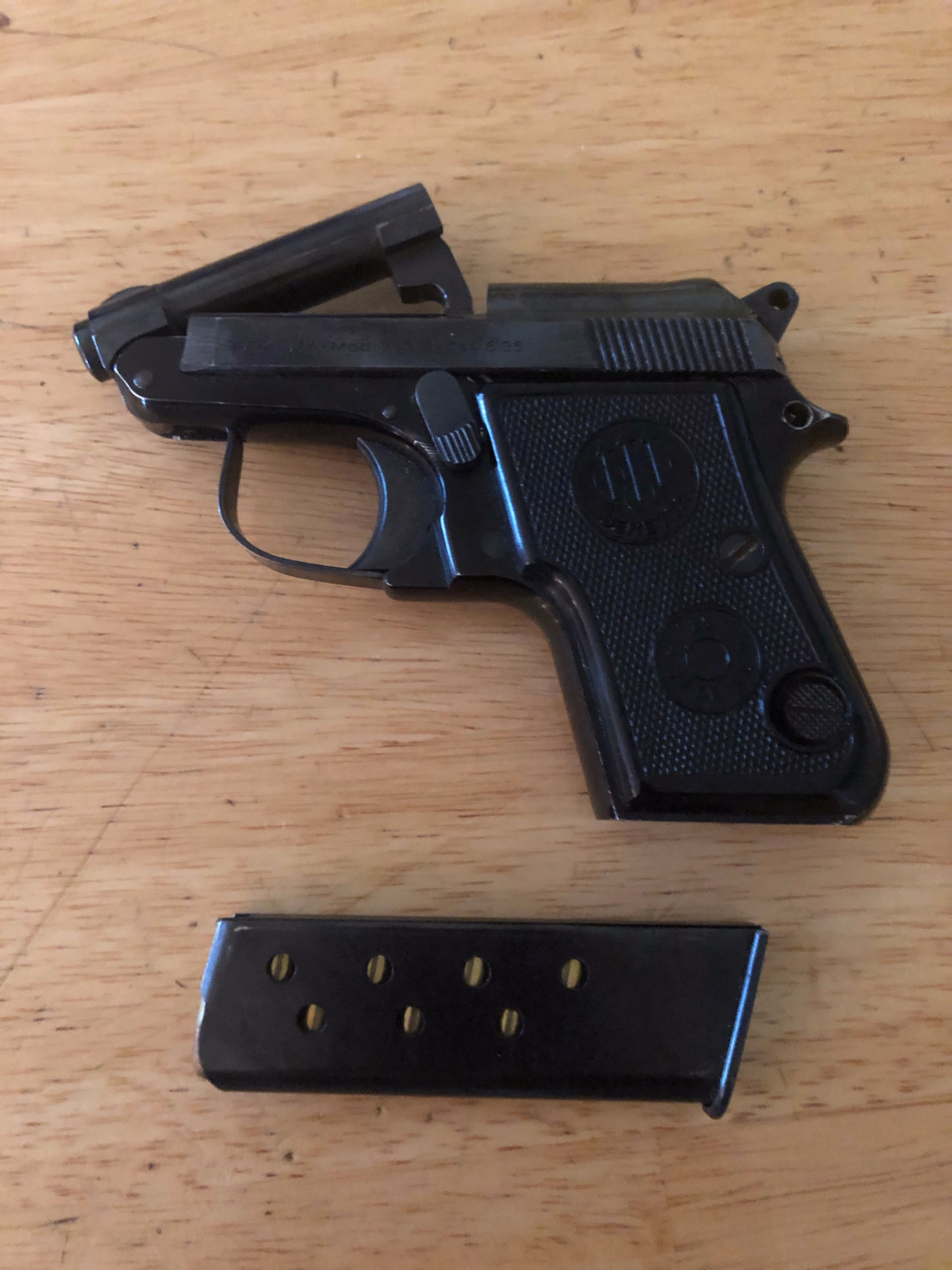 Beretta Model 950b, .25 Auto, Great Condition, One Clip, No Box .25 Acp ...