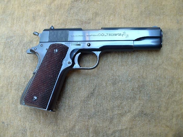 Colt 1911 1911a1 Prewar National Match W/ Swartz For Sale at GunAuction ...