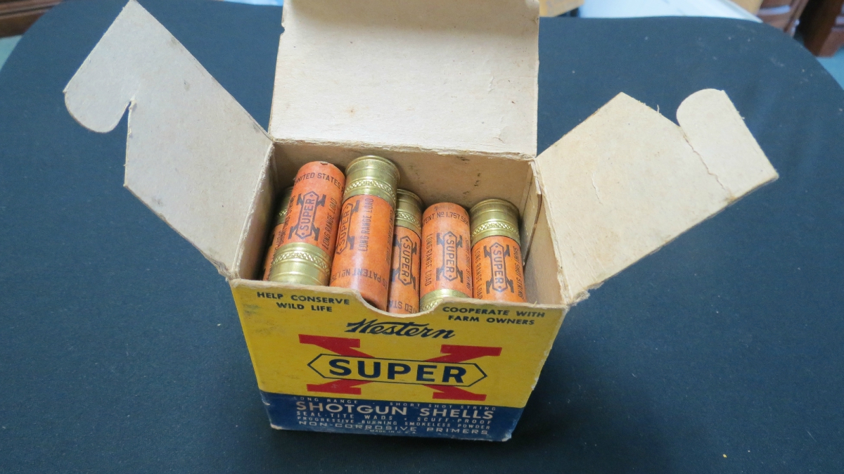 Vintage Western Super X 16ga Paper Shotgun Shells 16 Ga For Sale at