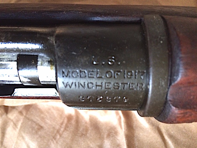 Winchester Model of 1917 30.06 Rifle, WWI 1919 ISSUE .30-06 Springfield ...