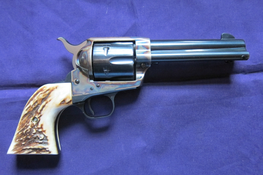 COLT MFG CO INC - Second generation Colt SAA with stag grips - Picture 1
