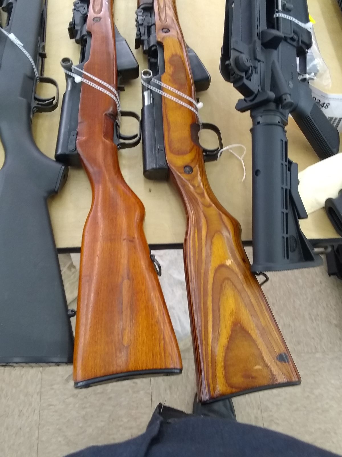 Russia beautiful tula arsenal refinished 1953 sks rifle with bayonet