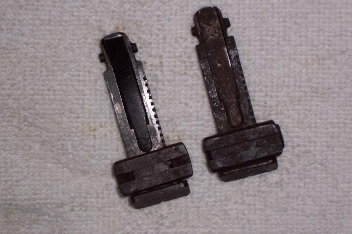 2-GERMAN MAUSER C96 BROOMHANDLE REAR SIGHTS - Picture 2