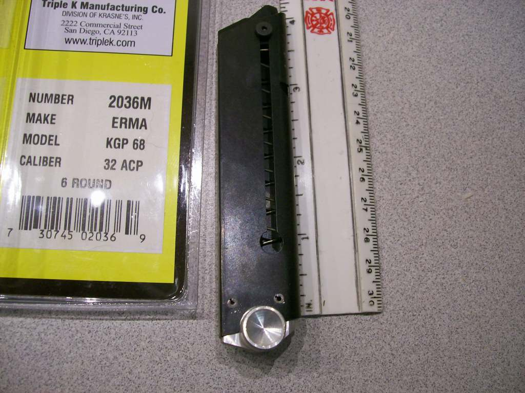 Luger Erma KGP68A 32 ACP cal 6rd blue Replacement magazine .32 Auto (7. ...