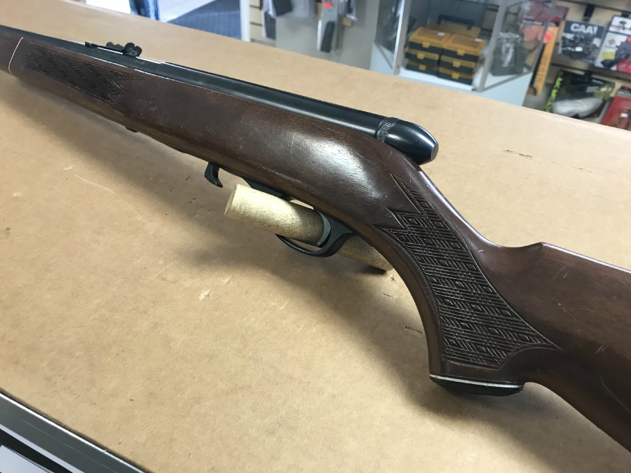 Squires Bingham/Kmart Model 20 SemiAuto Rifle Wood Stock No Mag .22 Lr