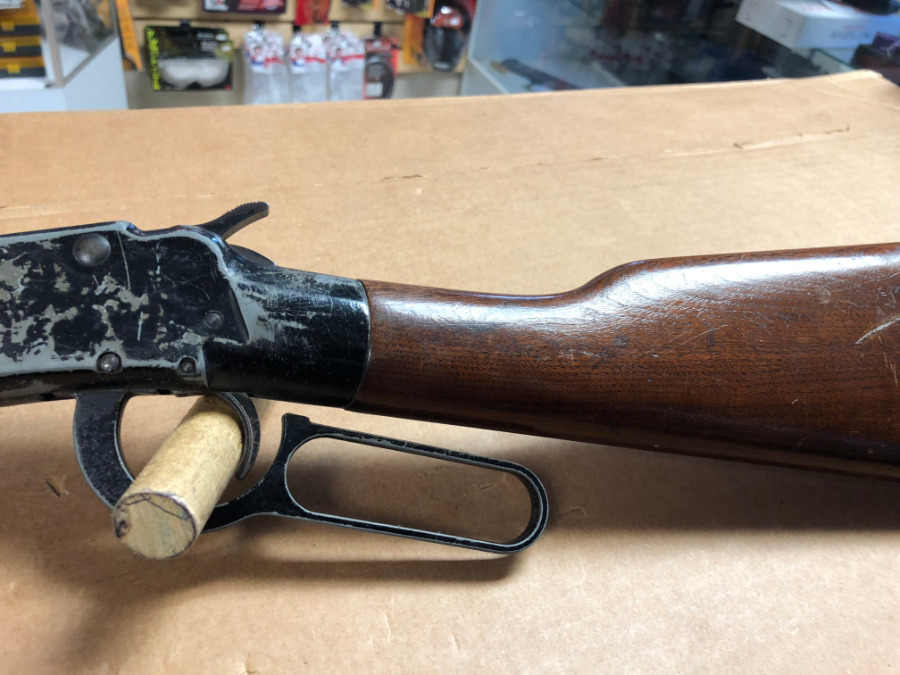 ITHACA GUN CO - MODEL M-49 LEVER MARTINI ACTION RIFLE - Picture 4