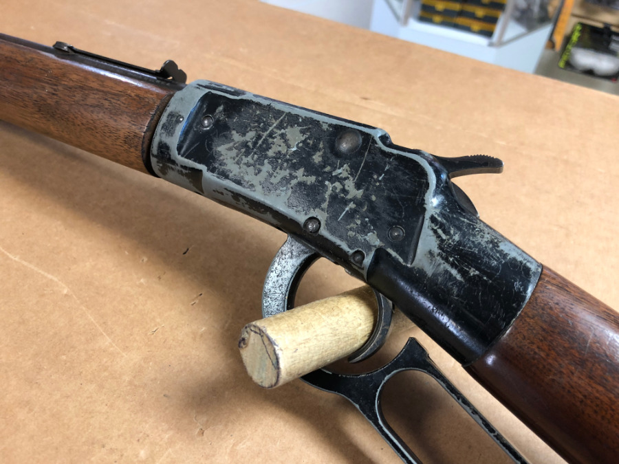 ITHACA GUN CO - MODEL M-49 LEVER MARTINI ACTION RIFLE - Picture 5