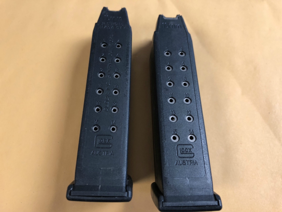 Two Glock G20 10mm 15 Round Magazines Excellent Condition 10mm For Sale ...