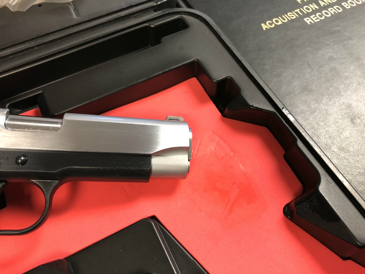 METRO ARMS - American Classic 1911 Commander Single 45 (ACP) 4.25 Inch 8+1 Hardwood Grip Hard Chrome NEW!!!! - Picture 8