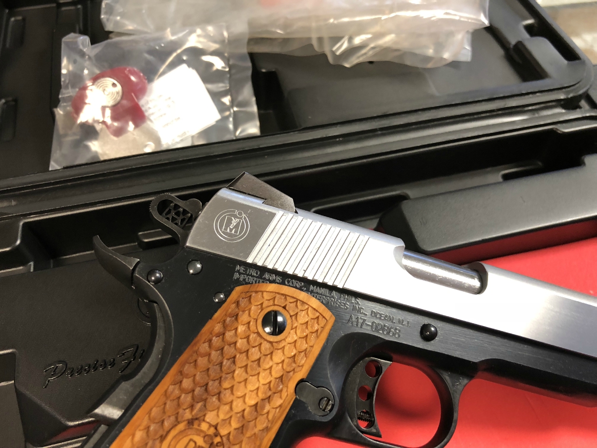 METRO ARMS - American Classic 1911 Commander Single 45 (ACP) 4.25 Inch 8+1 Hardwood Grip Hard Chrome NEW!!!! - Picture 9