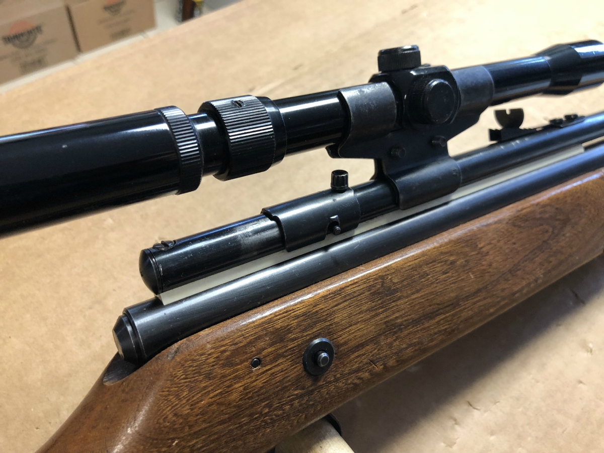 Jc Higgins Sears 126.19300 22 Caliber Pump Pellet Rifle With Scope Nice