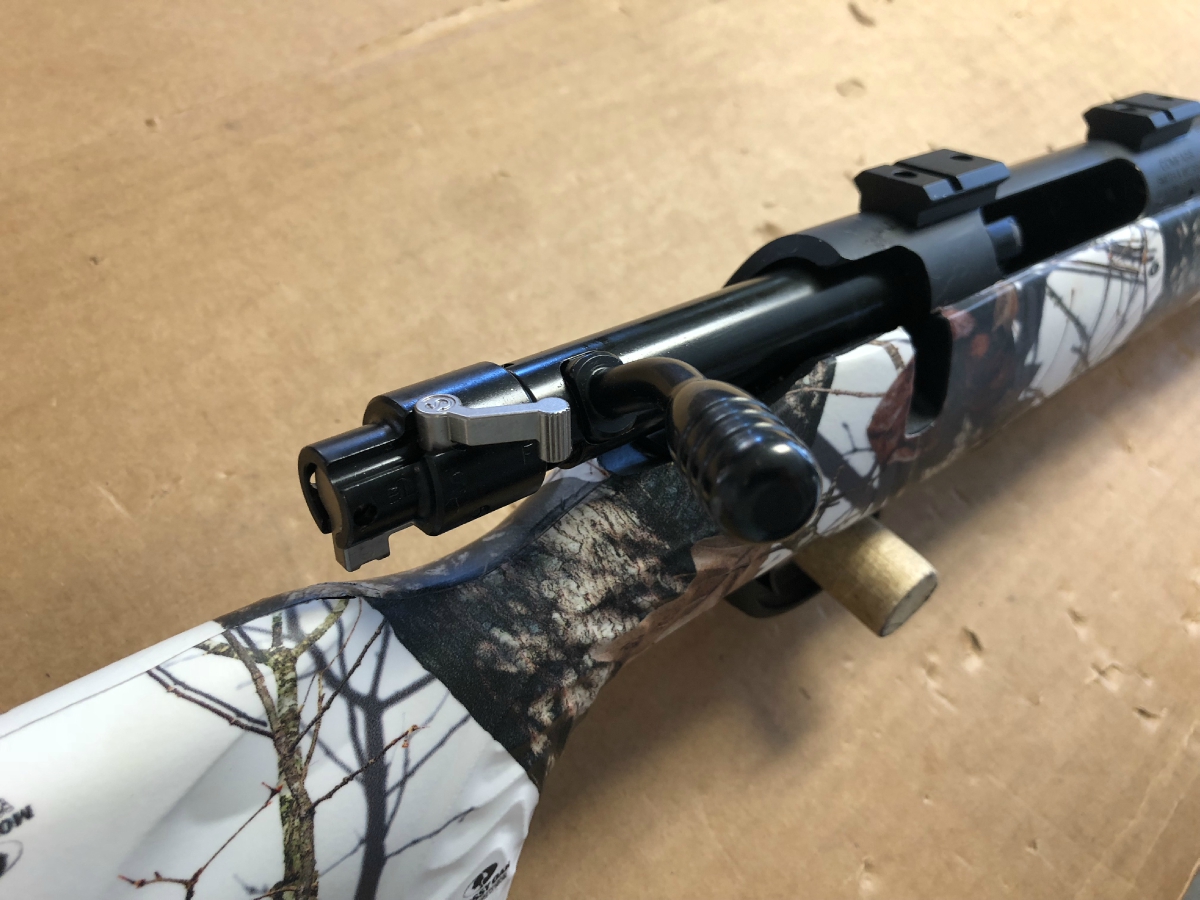 Thompson Center Model Compass Bolt Action Rifle Snow Camo Wrapped ...