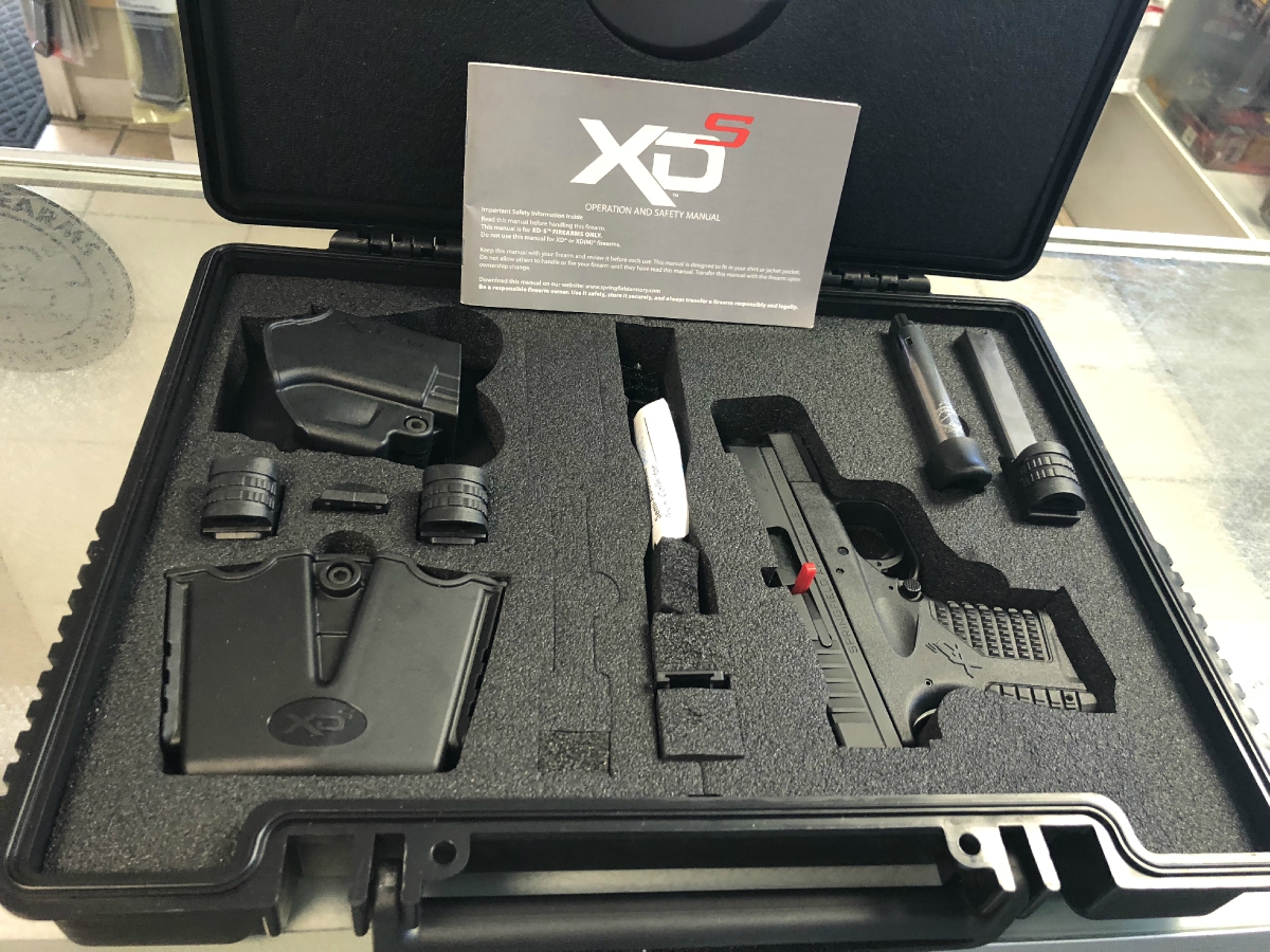 Springfield Model Xds 45 Acp With Gear 3 Inch Barrel Holster Two Mags ...