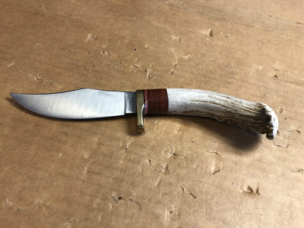 Hess Knife Gladstone Michigan Fixed Blade High Quality Knife Excellent