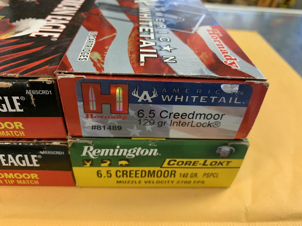 80 rounds assorted 6 5 creedmoor ammunition new in boxes 6 5 creedmoor