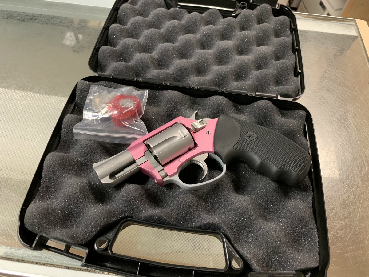 Charter Arms Undercover Lite Pink Lady Single Double 38 Special 2 Inch Barrel 5 Black Rubber Stainless Nice 38 Special For Sale At Gunauction Com