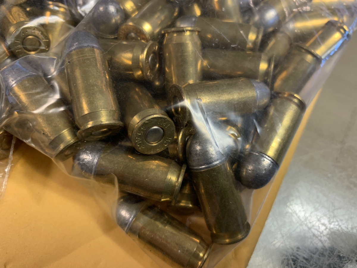 200 Rounds 45 Acp Lead Round Nose Ammunition .45 Acp For Sale at