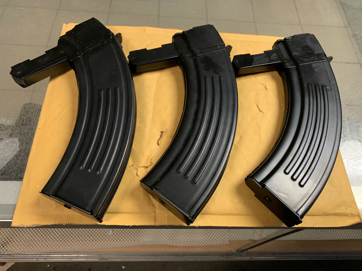 Set Of Three Sks 30 Round Metal Magazines In Great Condition For Sale