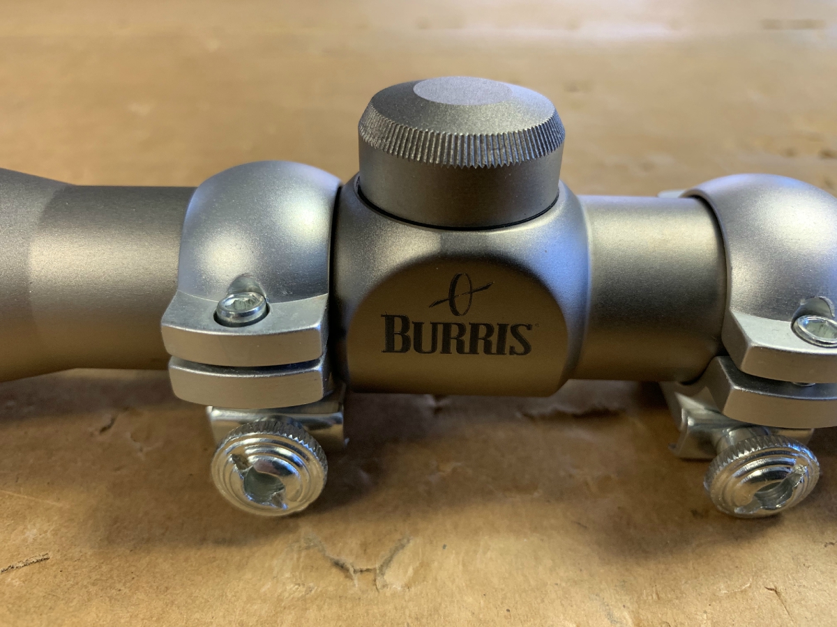 Burris Optics 27x32mm Handgun Scope Silver Finish With Rings Nice For