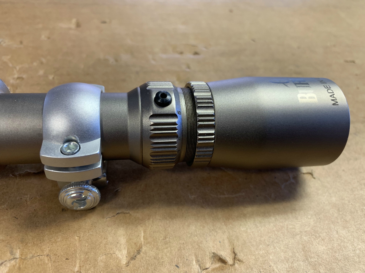 Burris Optics 27x32mm Handgun Scope Silver Finish With Rings Nice For